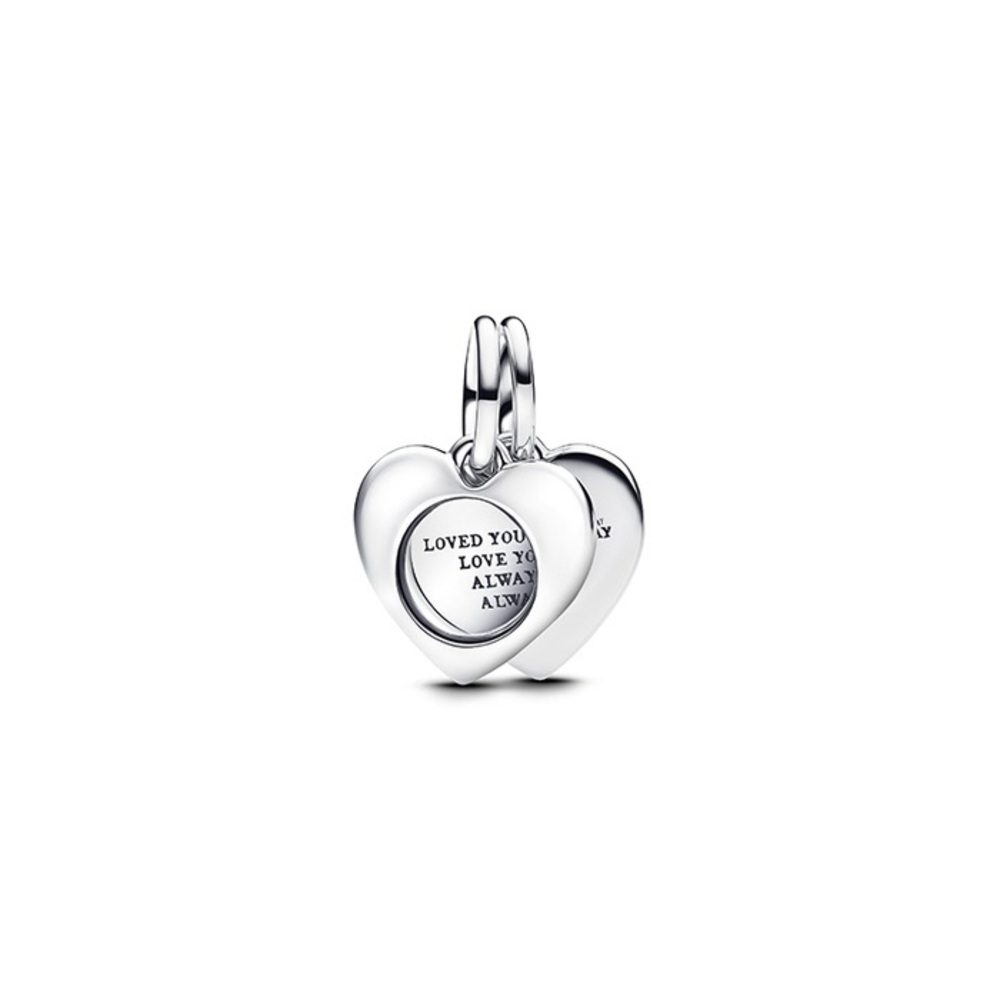 Pandora Silver Heart Charms
